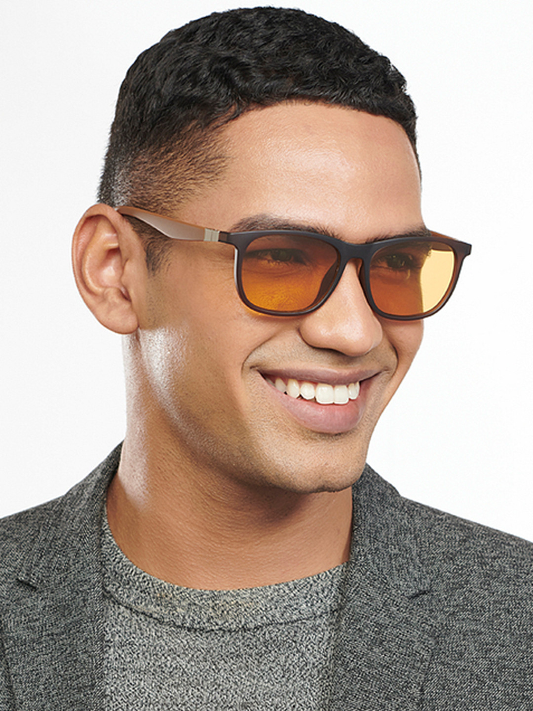 

Vincent Chase Yellow Lens Wayfarer Sunglasses with Polarised and UV Protected Lens 200454