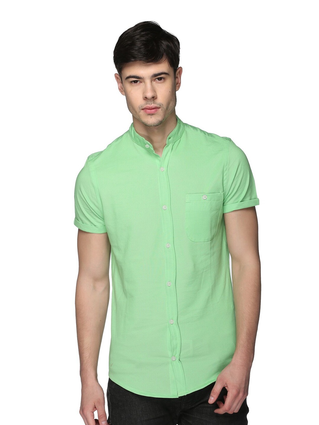 

Club York Men Cotton Casual Shirt, Green