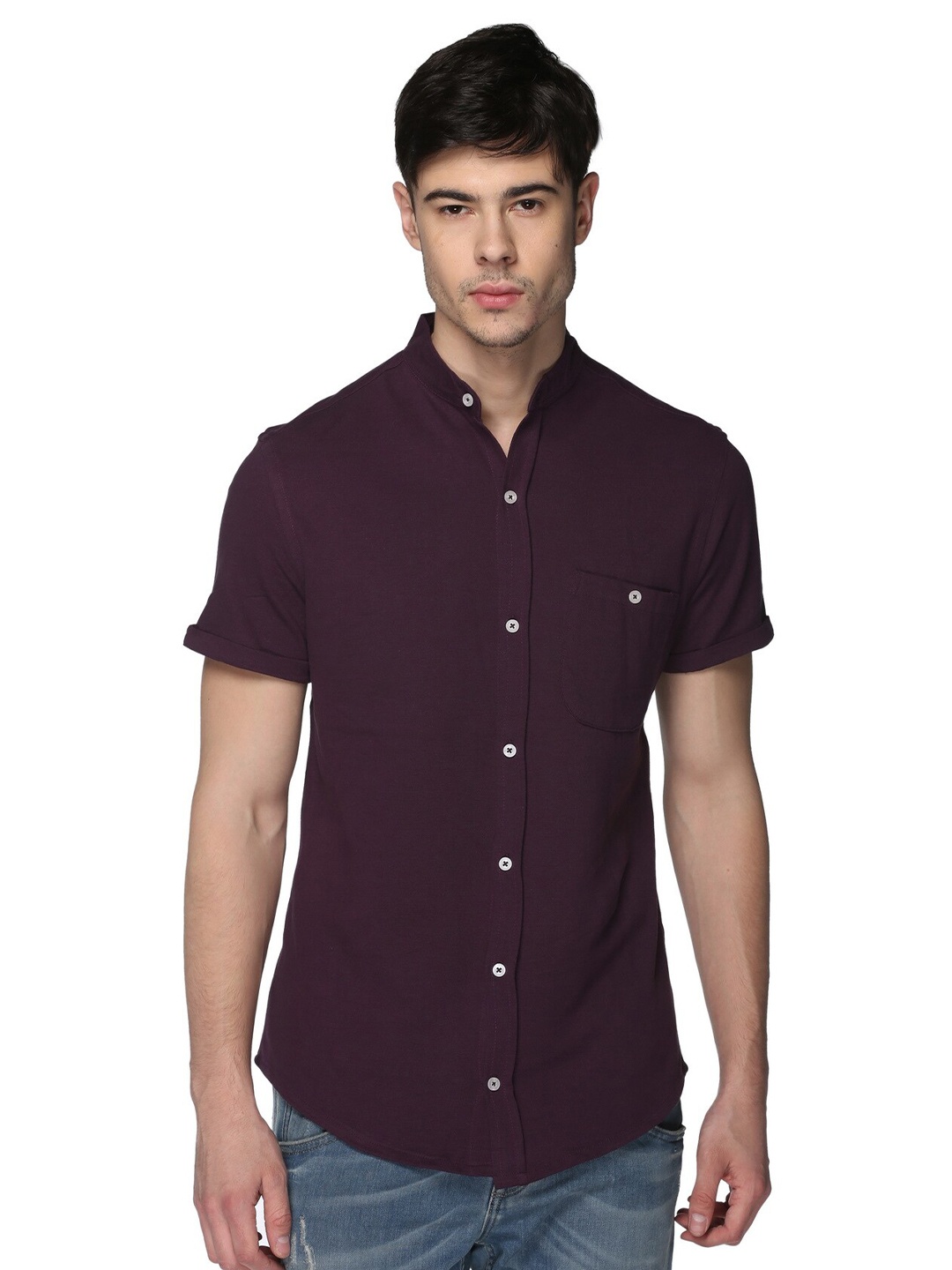 

Club York Men Cotton Casual Shirt, Purple