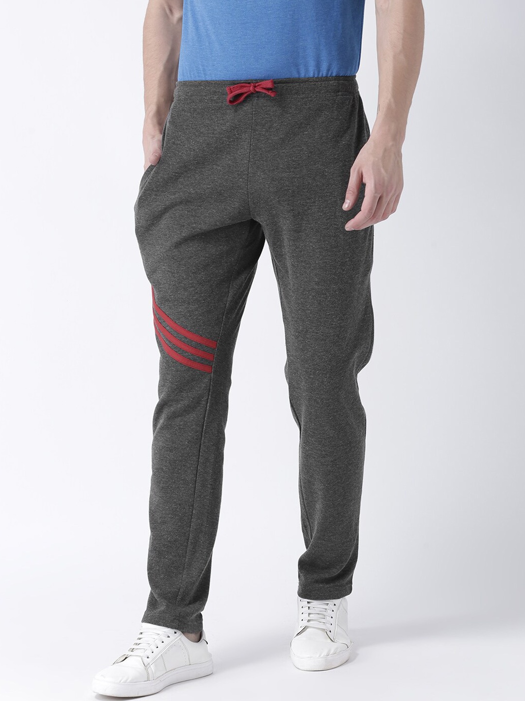 

Club York Men Cotton Track Pants, Charcoal