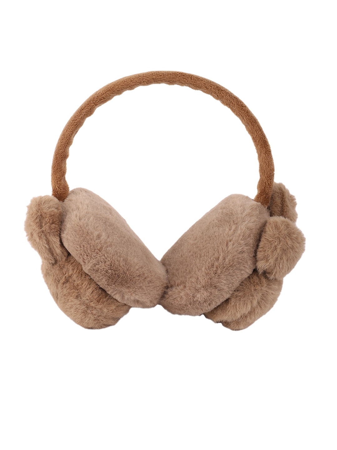 

ELLIS Women Fur Ear Muffs, Brown