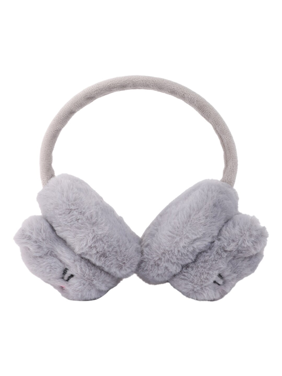 

ELLIS Women Cute Winter Warmer Acrylic Adjustable Ear Muffs, Grey