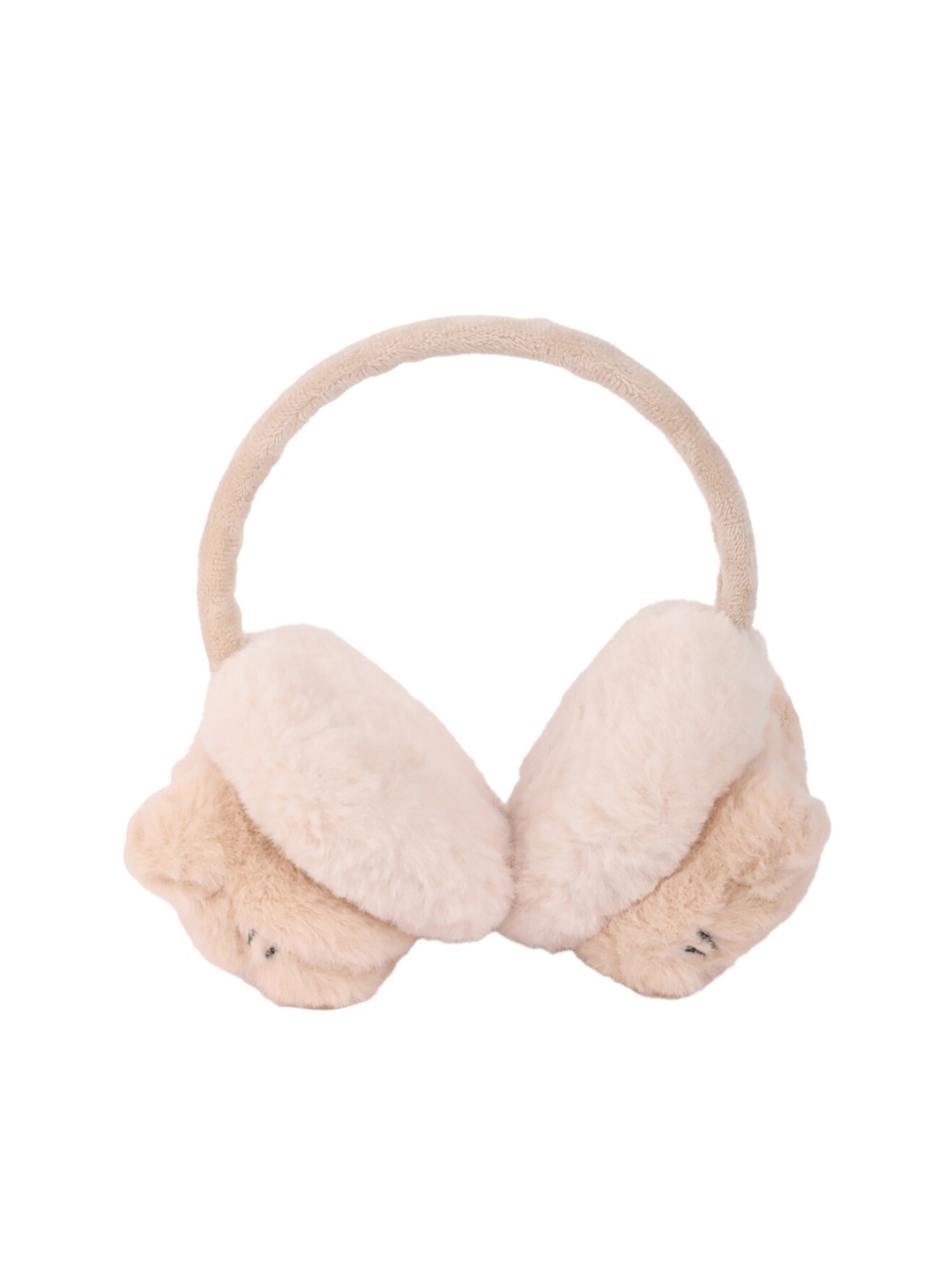 

ELLIS Women Ear Muffs Hairband, Peach