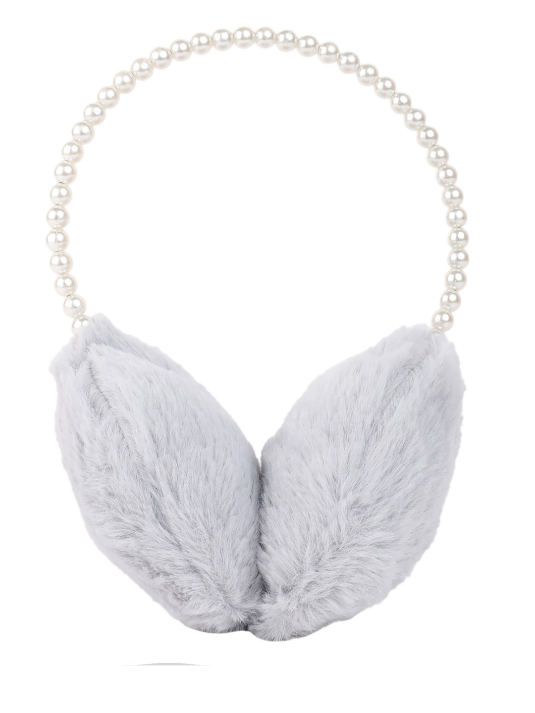 

ELLIS Women Fur Ear Muffs, Grey