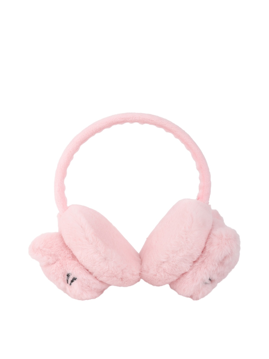 

ELLIS Women Cute Winter Warmer Adjustable Acrylic Ear Muffs, Pink