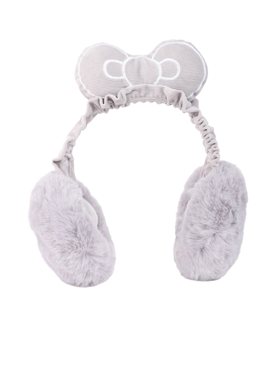 

ELLIS Women Grey Winter Warmer Adjustable Acrylic Casual Ear Muffs