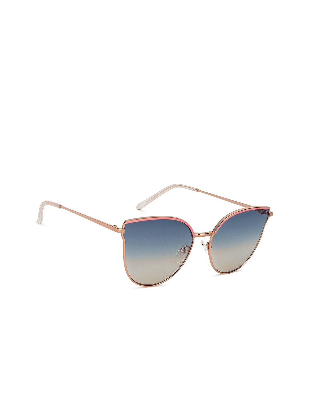 

Vincent Chase Women Grey Lens & Pink Cateye Sunglasses with UV Protected Lens 200473