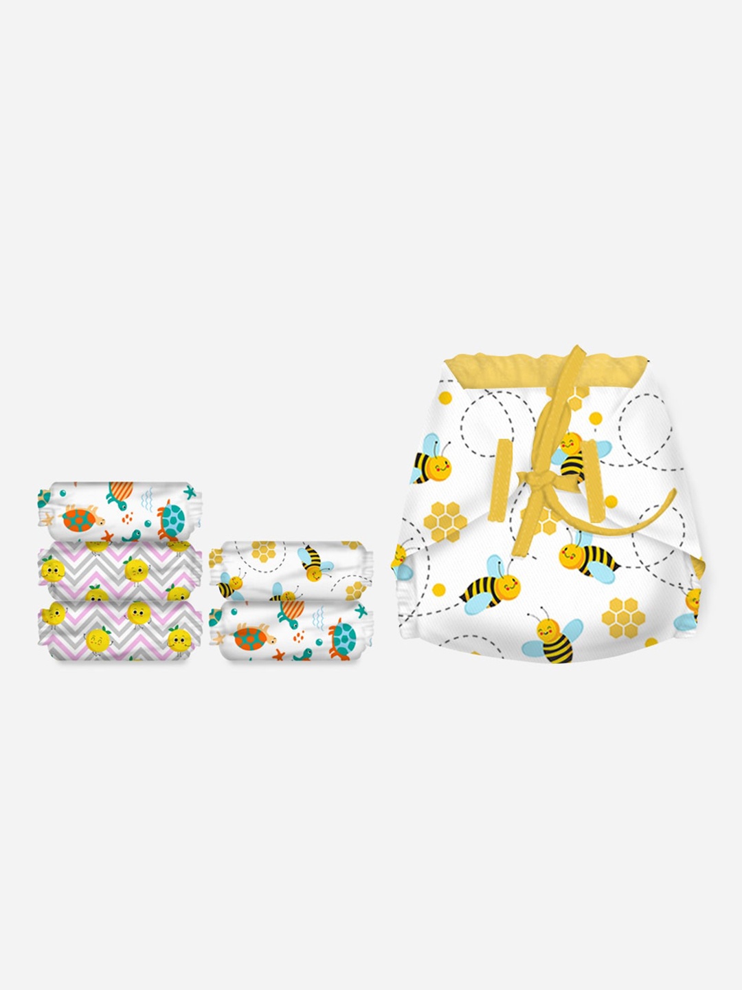 

Snugkins Kids Set Of 6 New Age Nappies, White