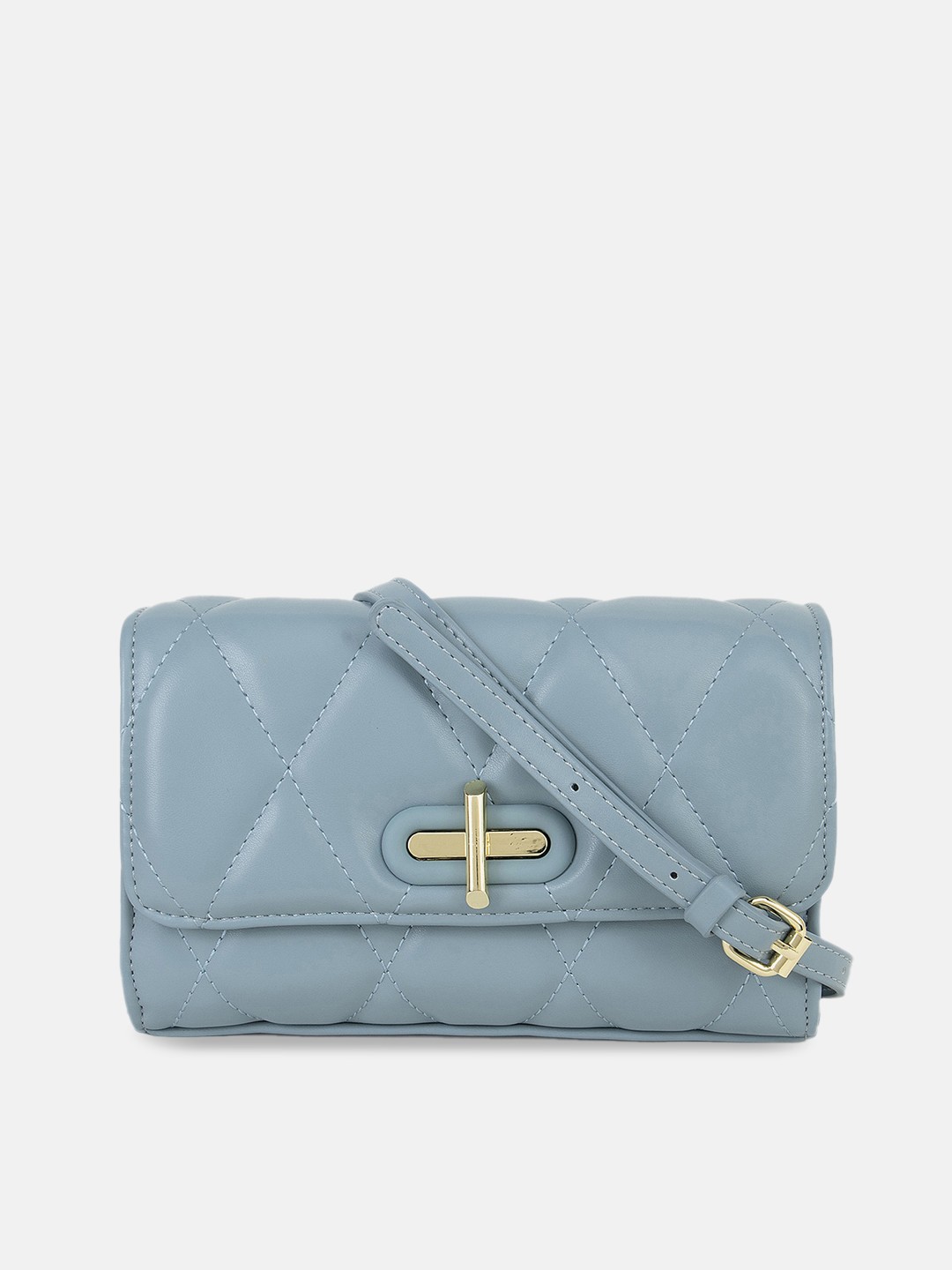 

Kazo PU Structured Sling Bag, Blue