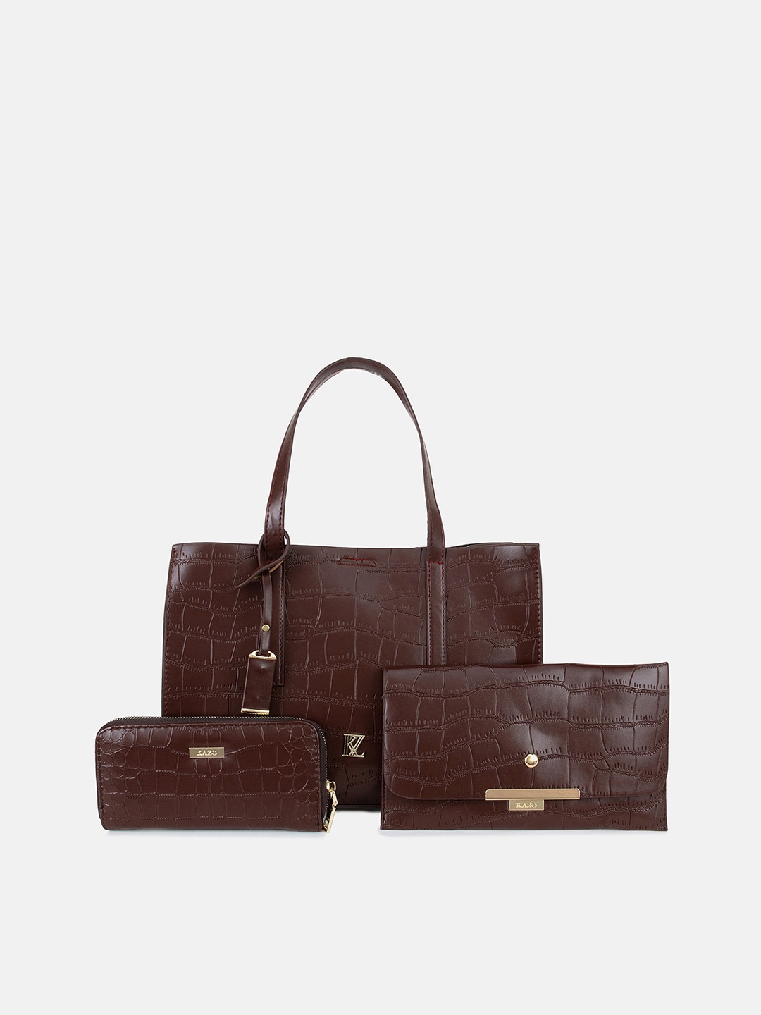 

Kazo Brown Textured PU Oversized Shopper Shoulder Bag