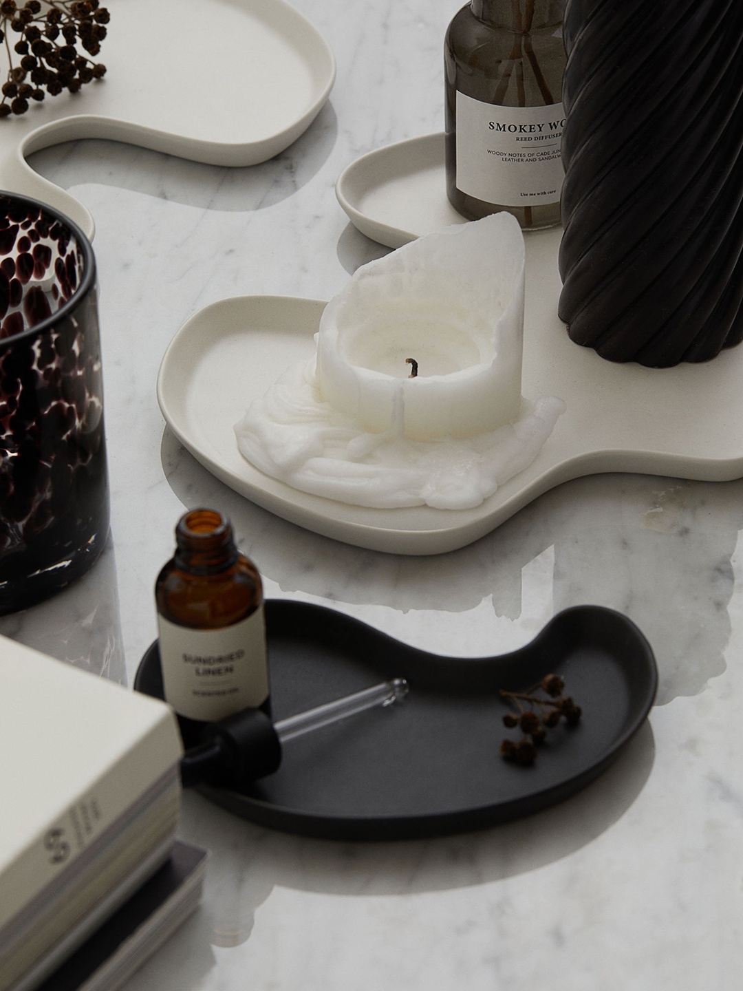 

H&M White Stoneware Tray