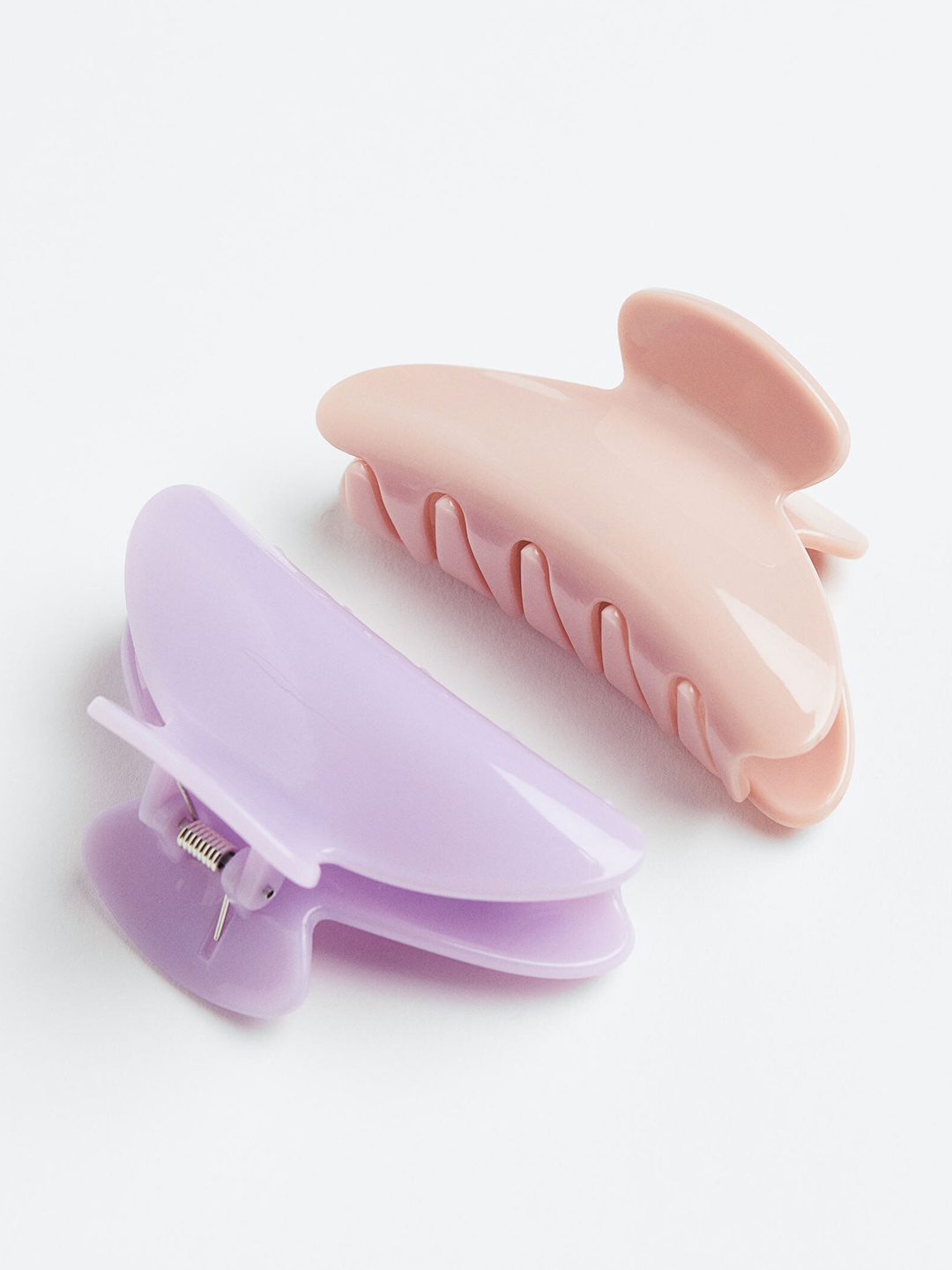 

H&M Women 2-Pack Hair Claws, Pink