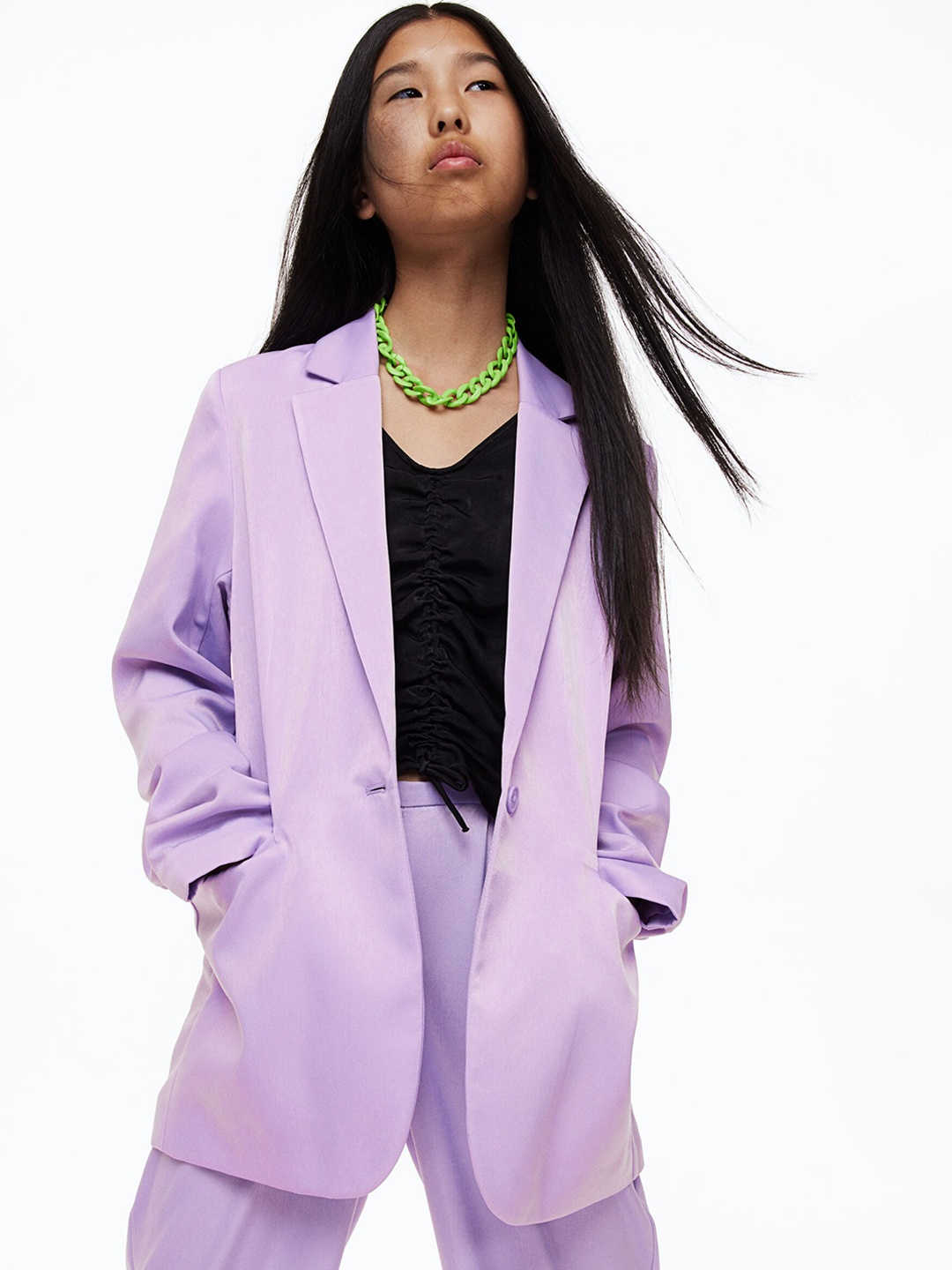 

H&M Girls Blazer, Purple
