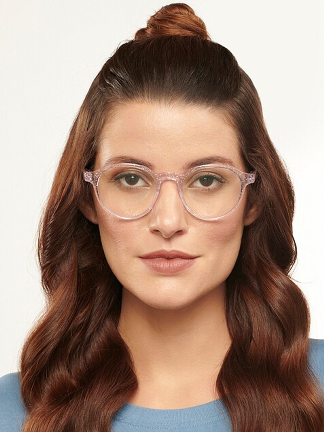 

Lenskart Blu Women Full Rim Round Frames, Pink