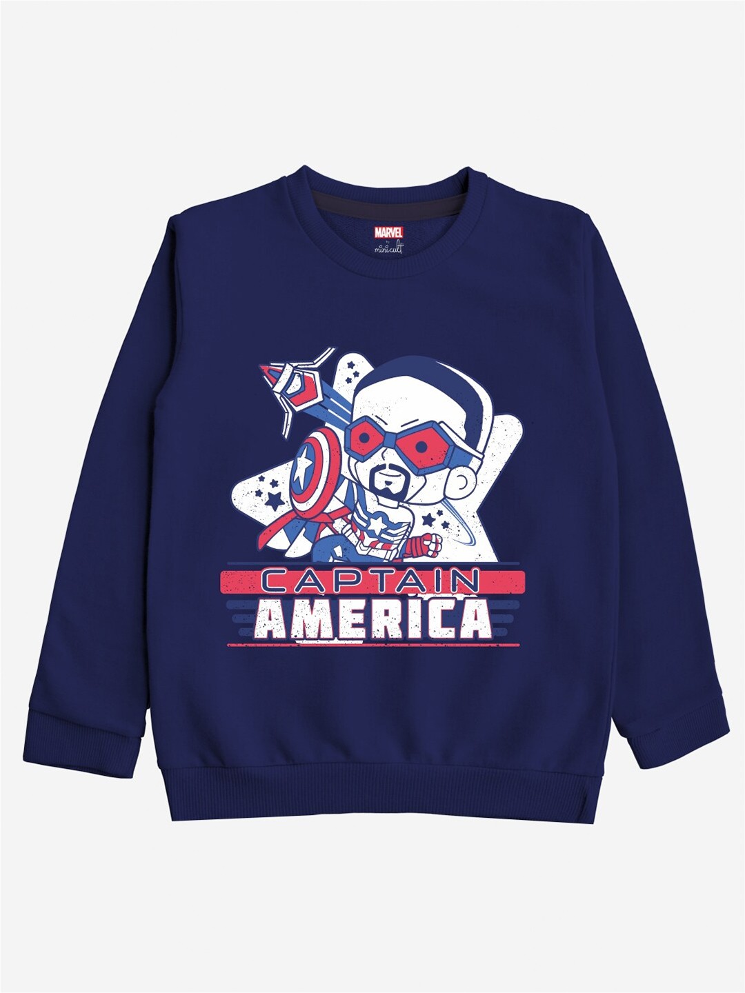 

Minicult Kids Printed Sweatshirt, Blue