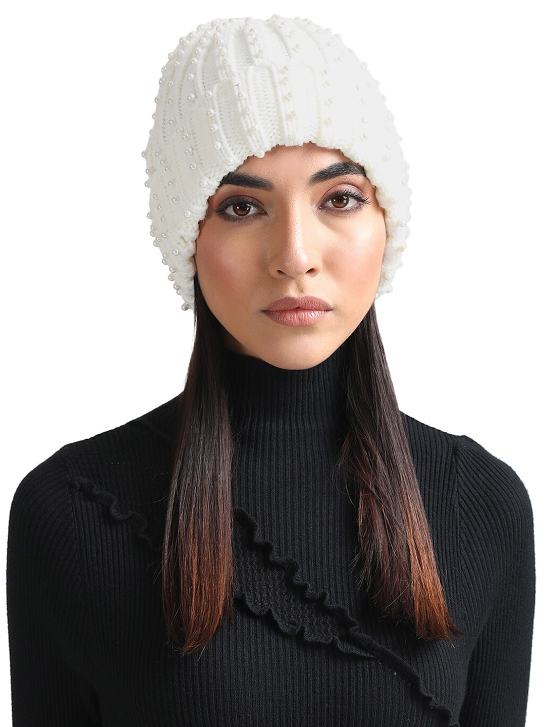 

Kazo Acrylic Beanie, Off white