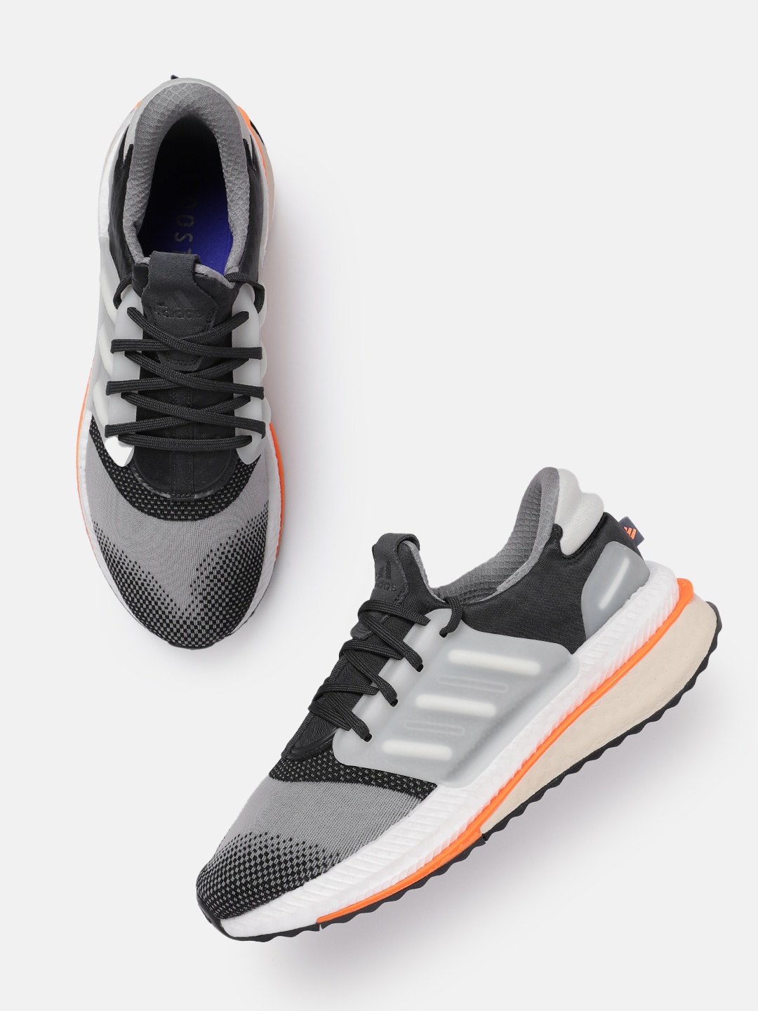 

ADIDAS Men Colourblocked X_PLR Boost Running Shoes, Black