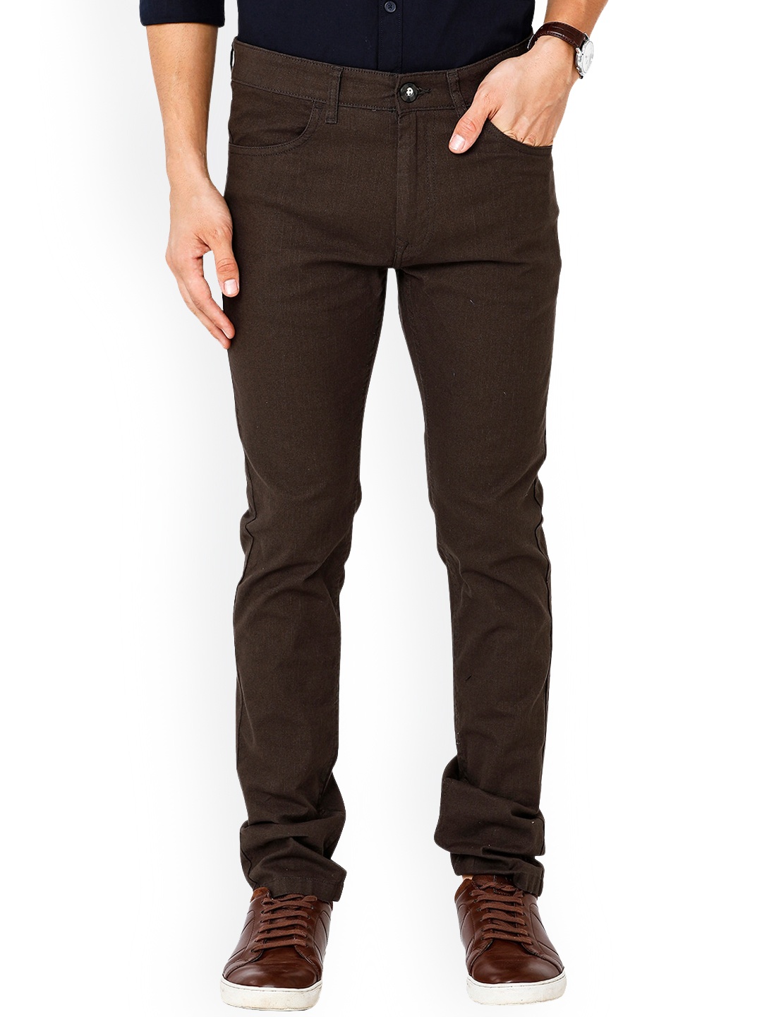 

WROGN Men Trouser, Brown