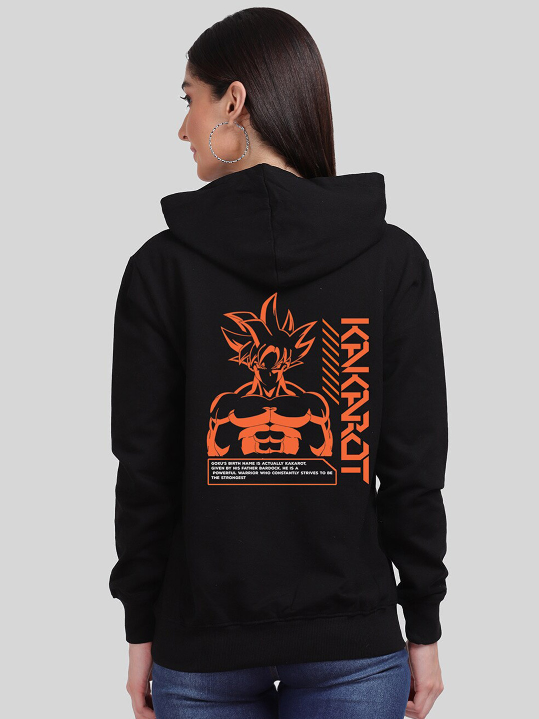 

Mad Over Print Women Printed Sweatshirt, Black