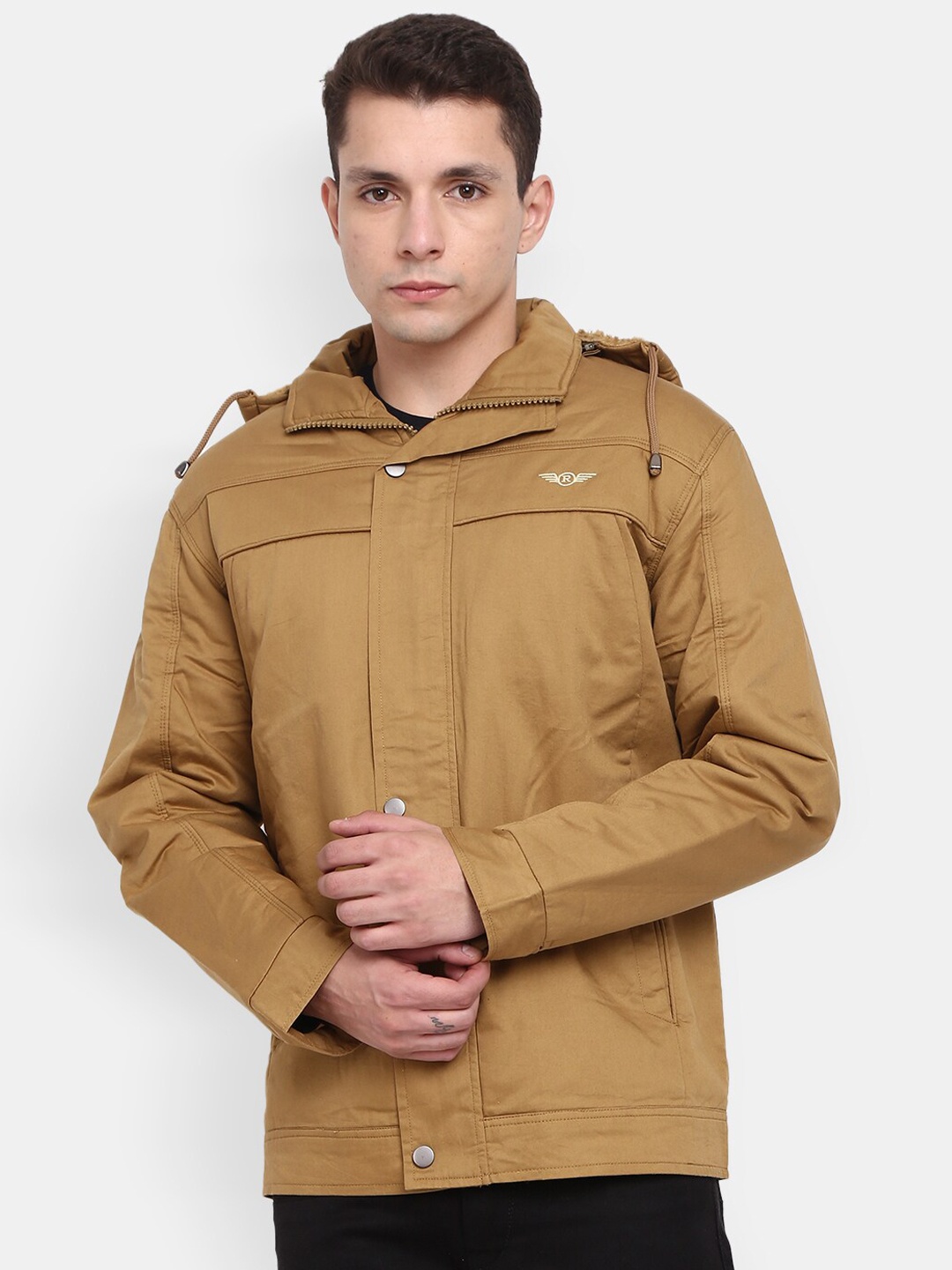 

V-Mart Men Khaki Lightweight Tailored Jacket