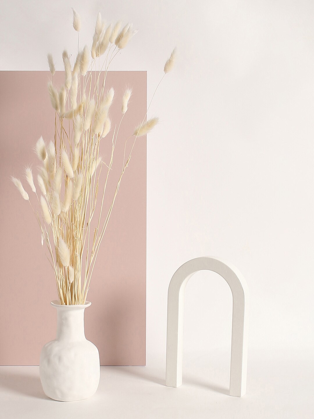 

Bonhomie White Bunny Tails Dried Natural Decorative Bouquet