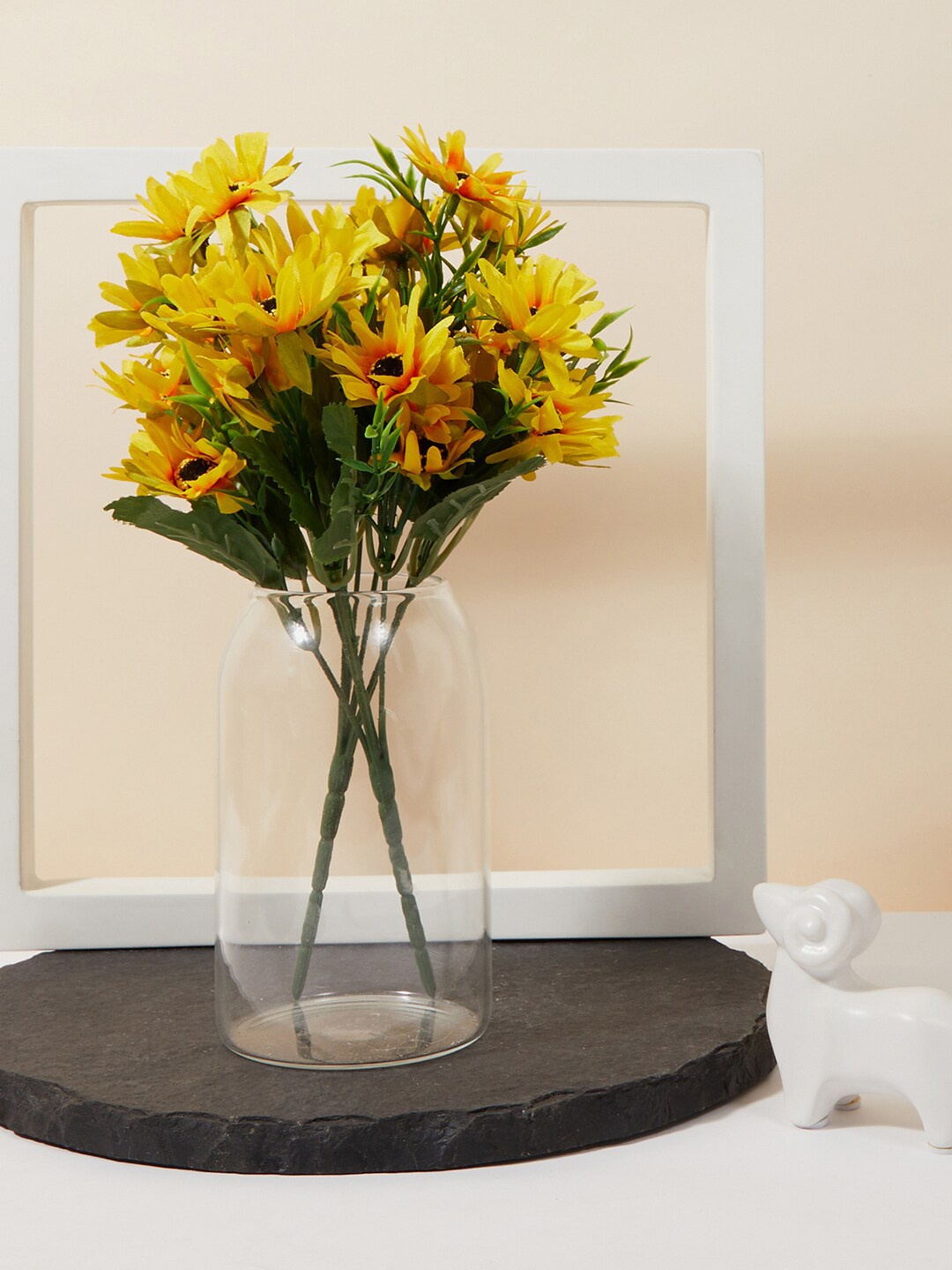 

Bonhomie Yellow Susan Polyester Artificial Flowers