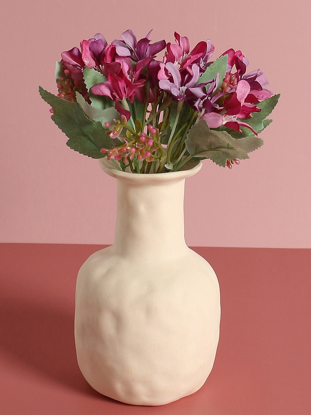 

Bonhomie Pink Cherry Blossom Faux Decorative Flower Bouquet