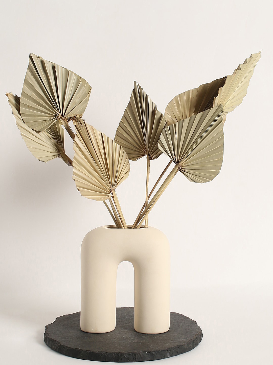 

Bonhomie Beige Leaf Shaped Polyester Artificial Flowers and Plants