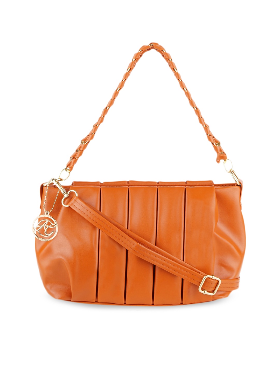 

Anna Claire Structured Handheld Bag with Quilted, Tan