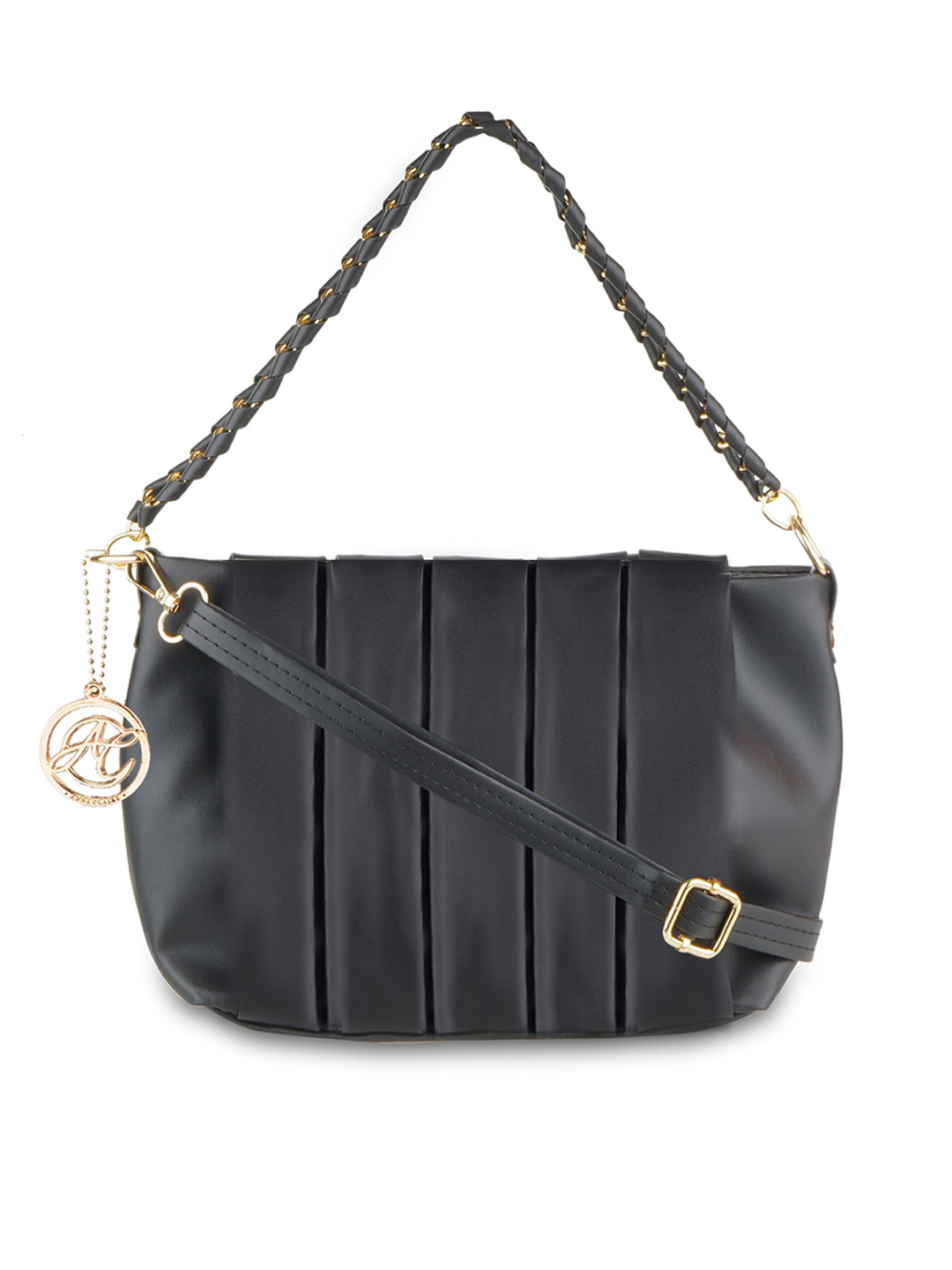 

Anna Claire Structured Handheld Bag, Black