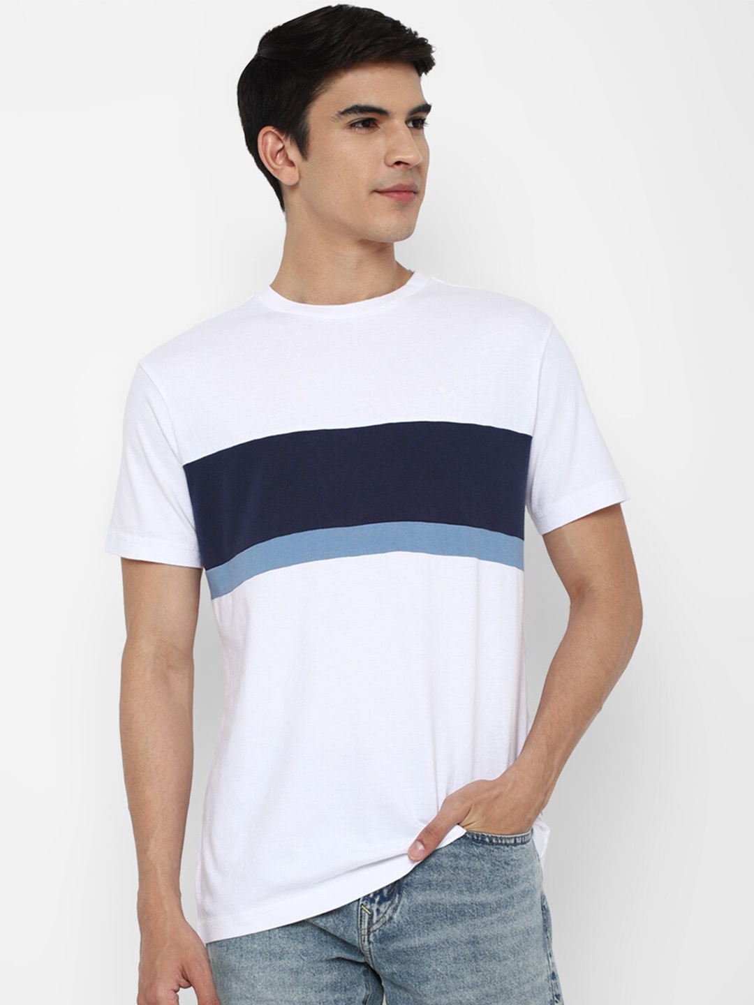 

AMERICAN EAGLE OUTFITTERS Men Pure Cotton T-shirt, White