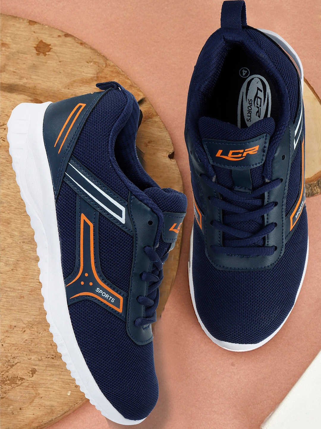 

Lancer Kids Mesh Running Non-Marking Shoes, Navy blue