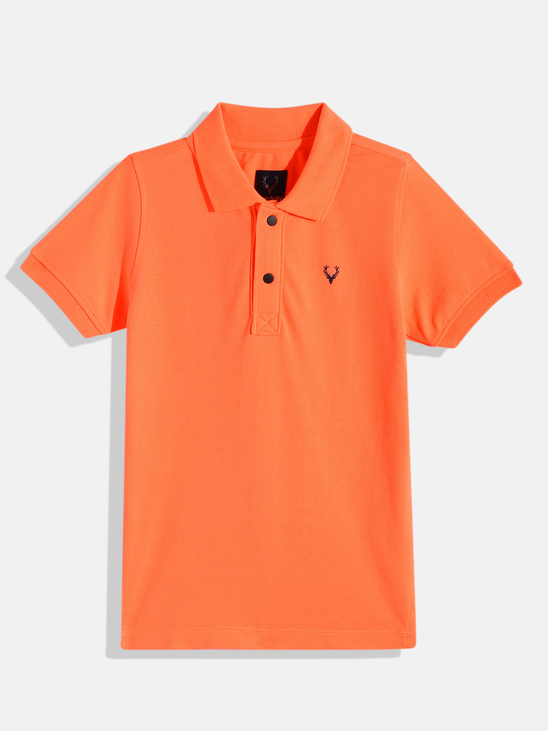 

Allen Solly Junior Boys Solid Polo Collar T-shirt, Orange