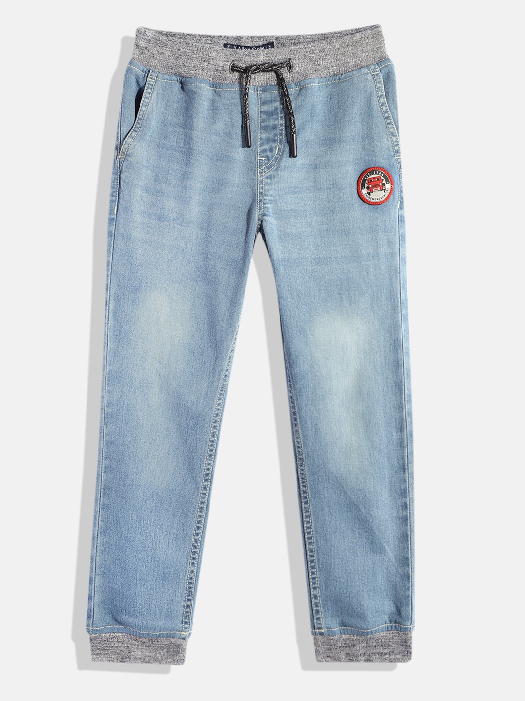 

Allen Solly Junior Boys Clean Look Stretchable Jogger Jeans, Blue