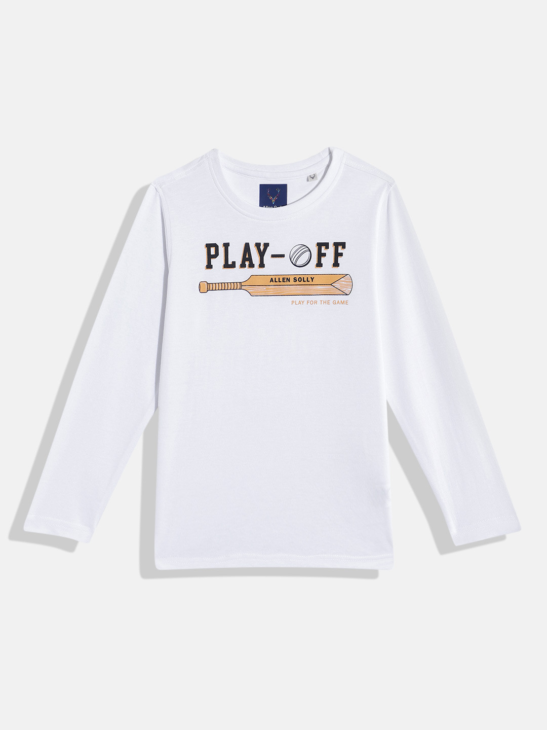 

Allen Solly Junior Boys Brand Logo Printed T-shirt, White