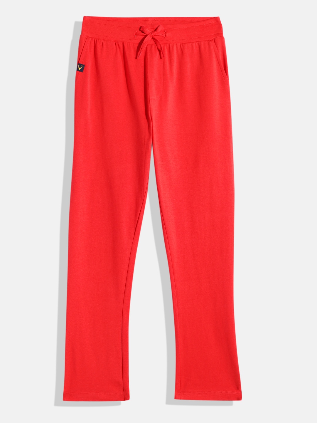 

Allen Solly Junior Boys Solid Pure Cotton Track Pants, Red