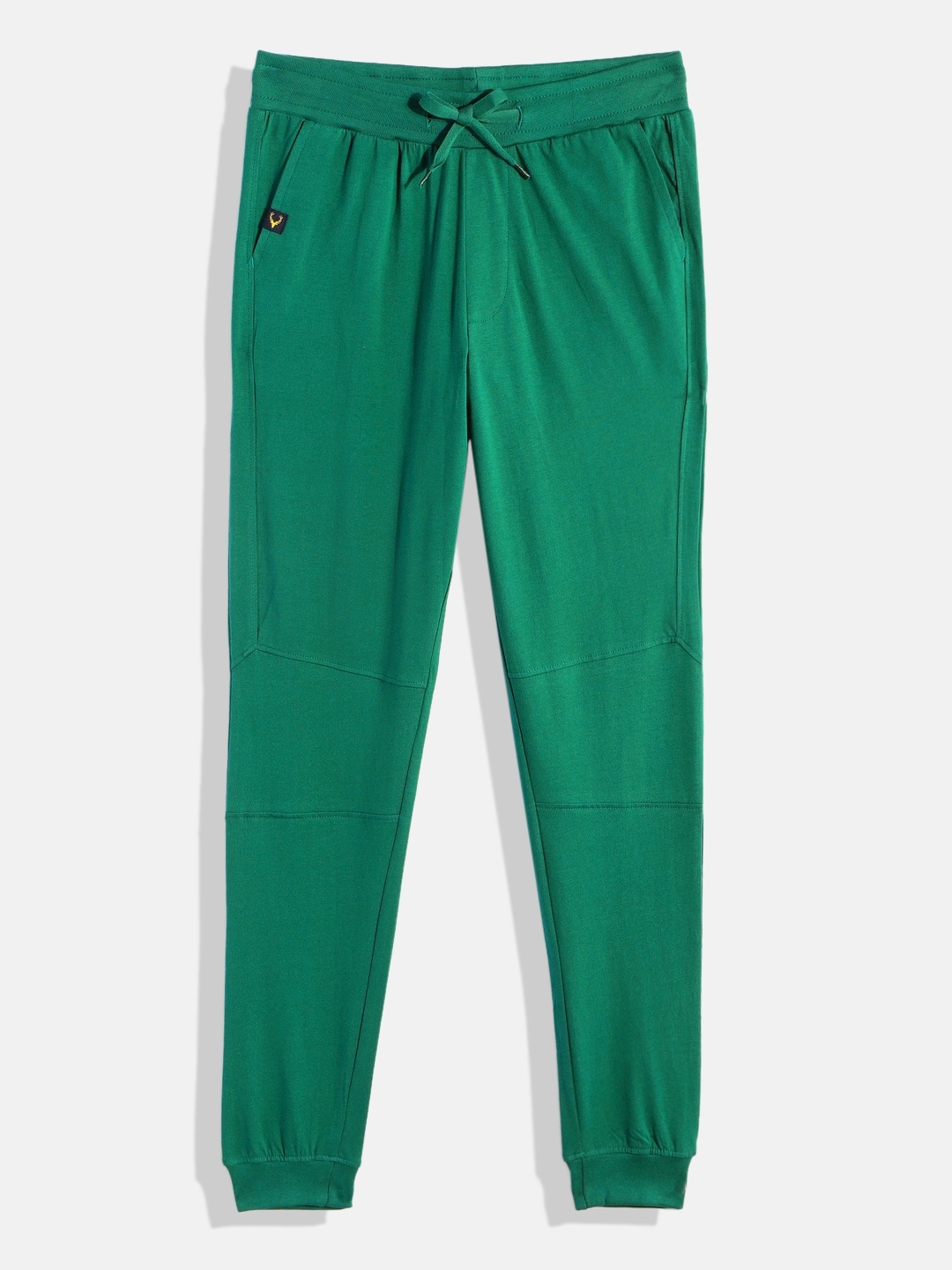 

Allen Solly Junior Boys Solid Pure Cotton Joggers, Green