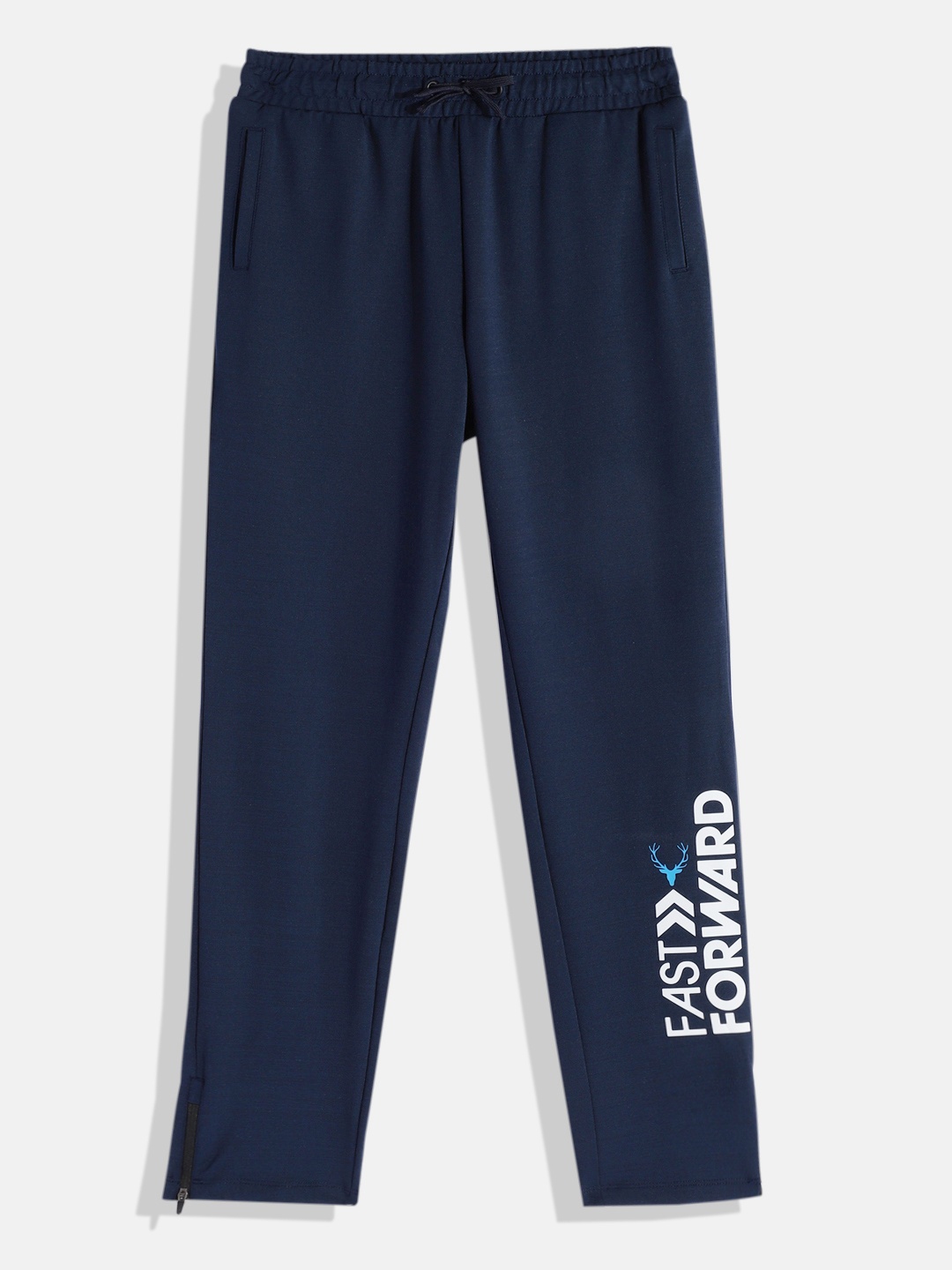

Allen Solly Junior Boys Printed Track Pants, Navy blue