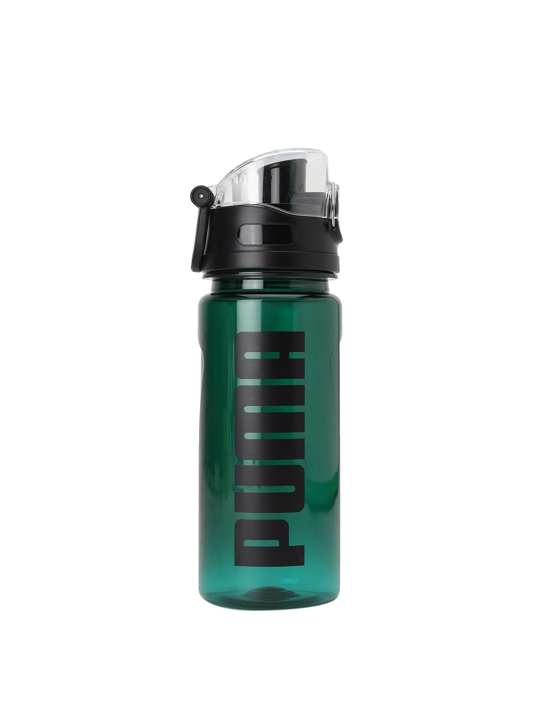 

Puma Sportstyle Brand Logo Printed Spill-Proof Sipper Water Bottle- 600ML, Green