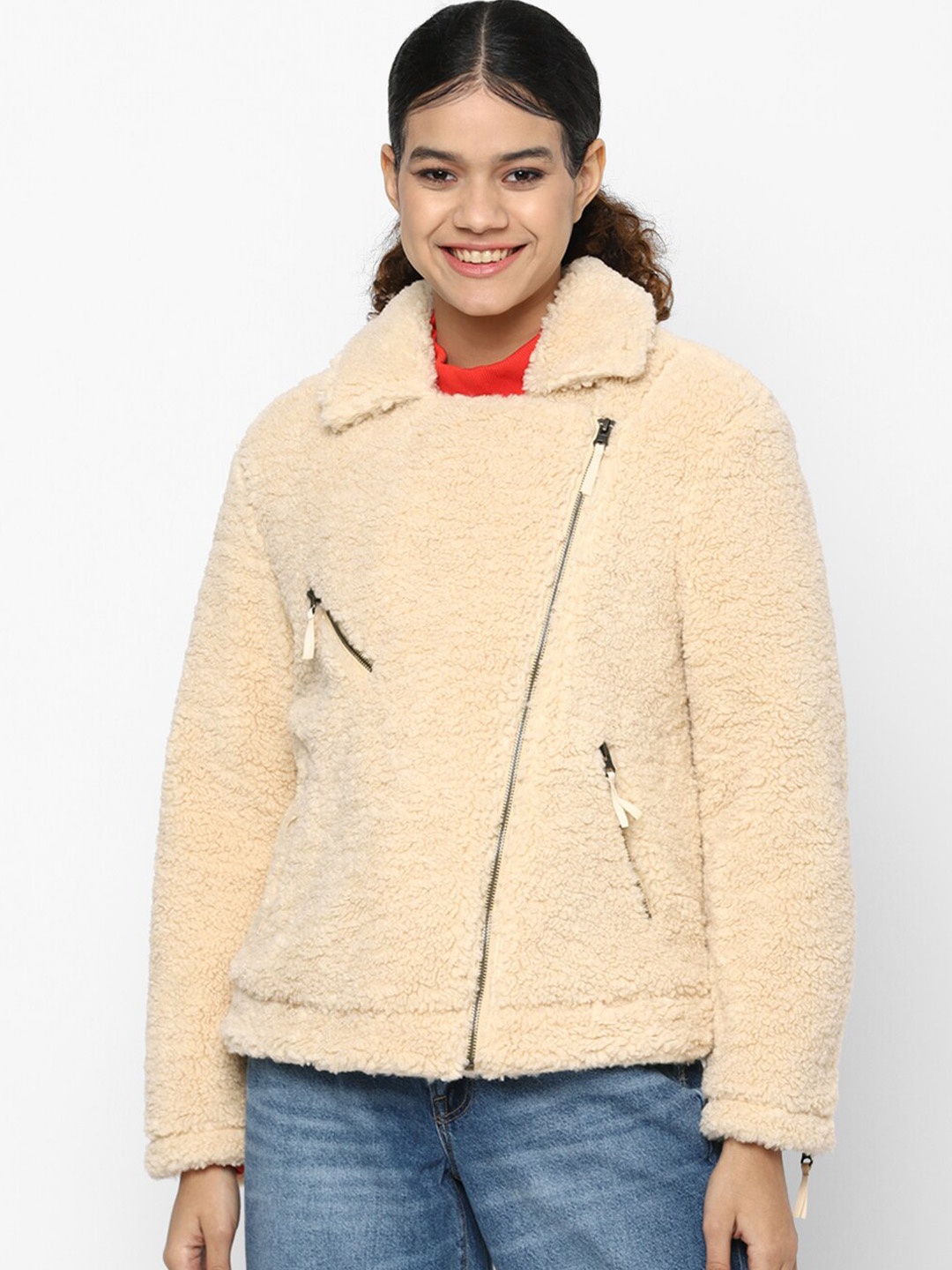 

AMERICAN EAGLE OUTFITTERS Women Tailored Jacket, Beige