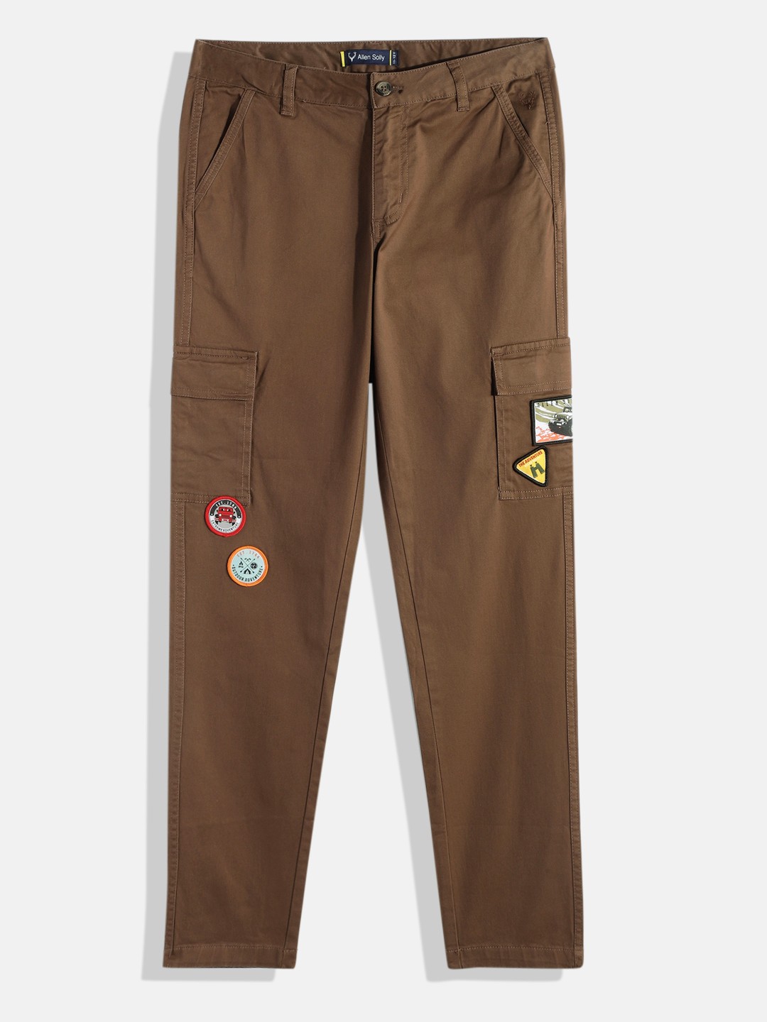 

Allen Solly Junior Boys Cargo Trousers, Brown