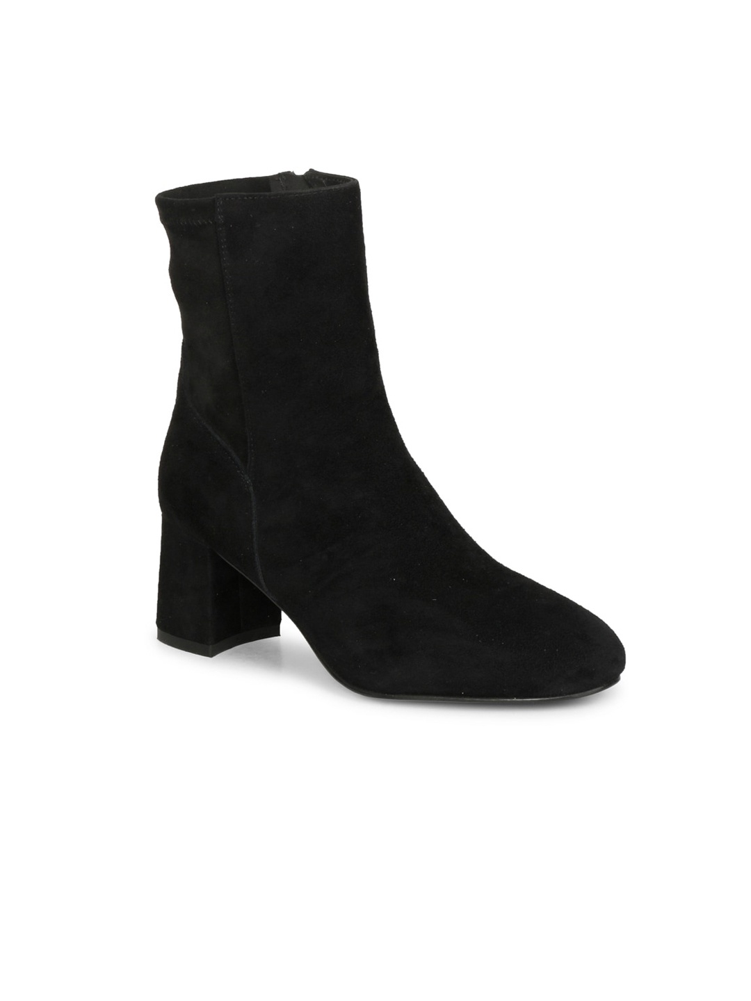 

Saint G Women Leather High-Top Boots, Black