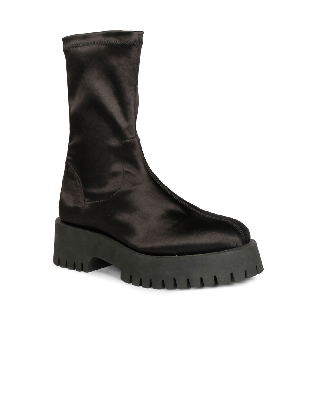 

Saint G Women Heeled Leather Boots, Black