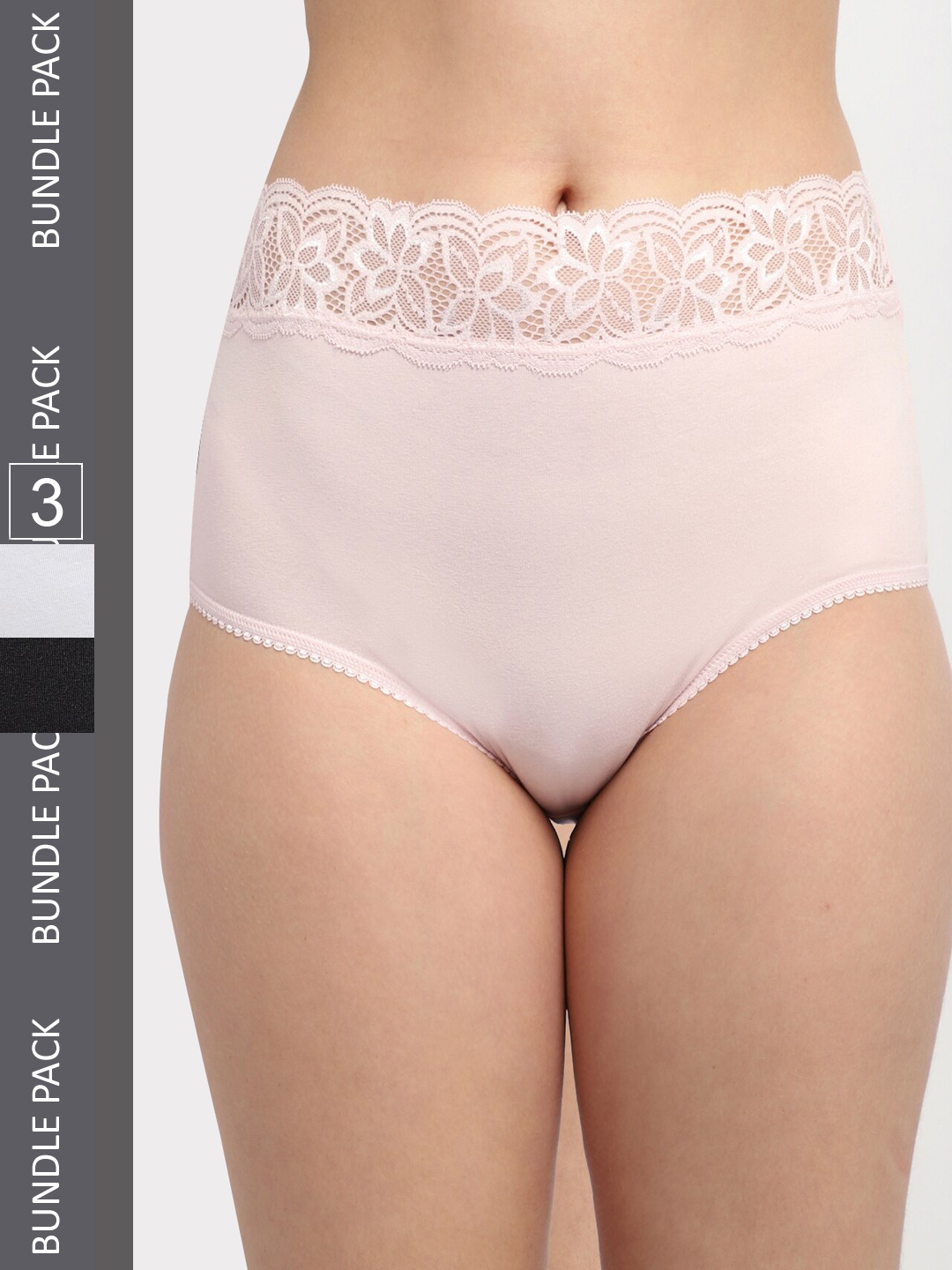 

Jinfo Women Pack Of 3 Briefs, Black