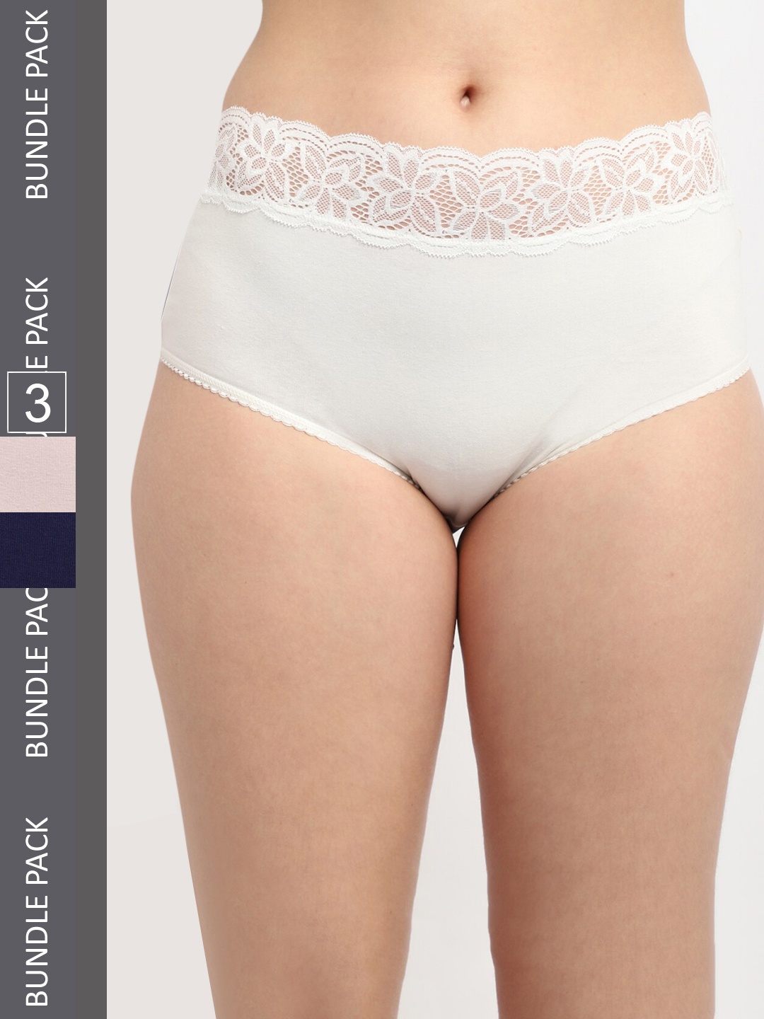 

Jinfo Women Pack of 3 Cotton Hipster Briefs, Pink