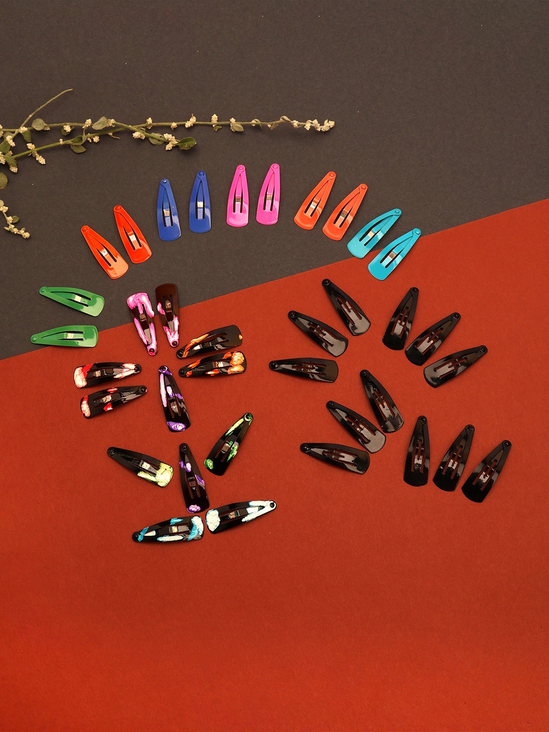 

LAIDA Girls Set of 36 Tic Tac Hair Clip, Multi