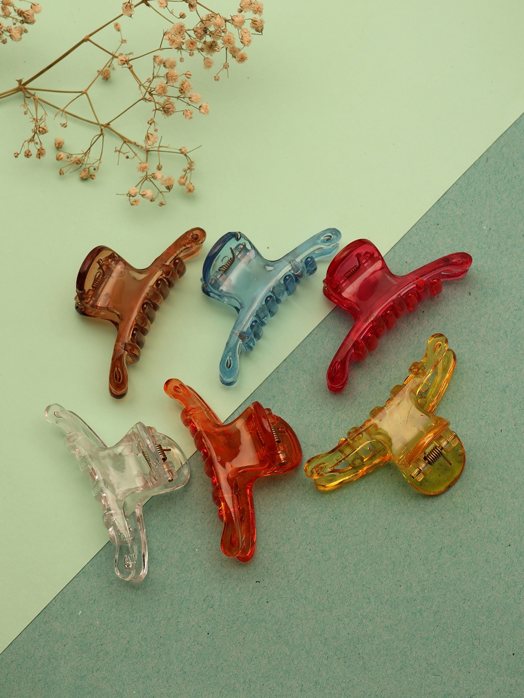 

LAIDA Women Set of 6 Metal Claw Clip, Multi