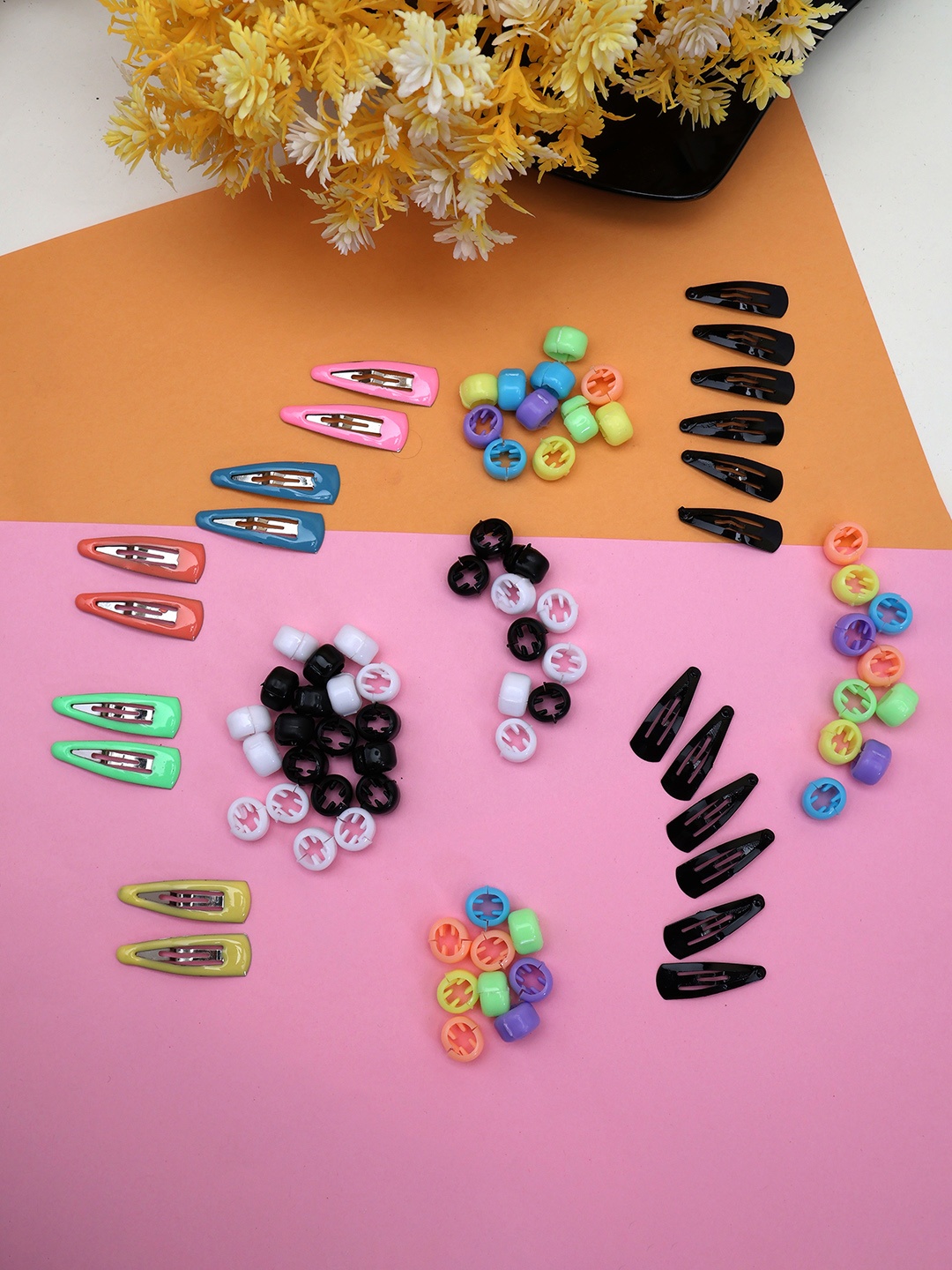 

LAIDA Girls Set of 82 Embellished Hair Accessory Set, Multi
