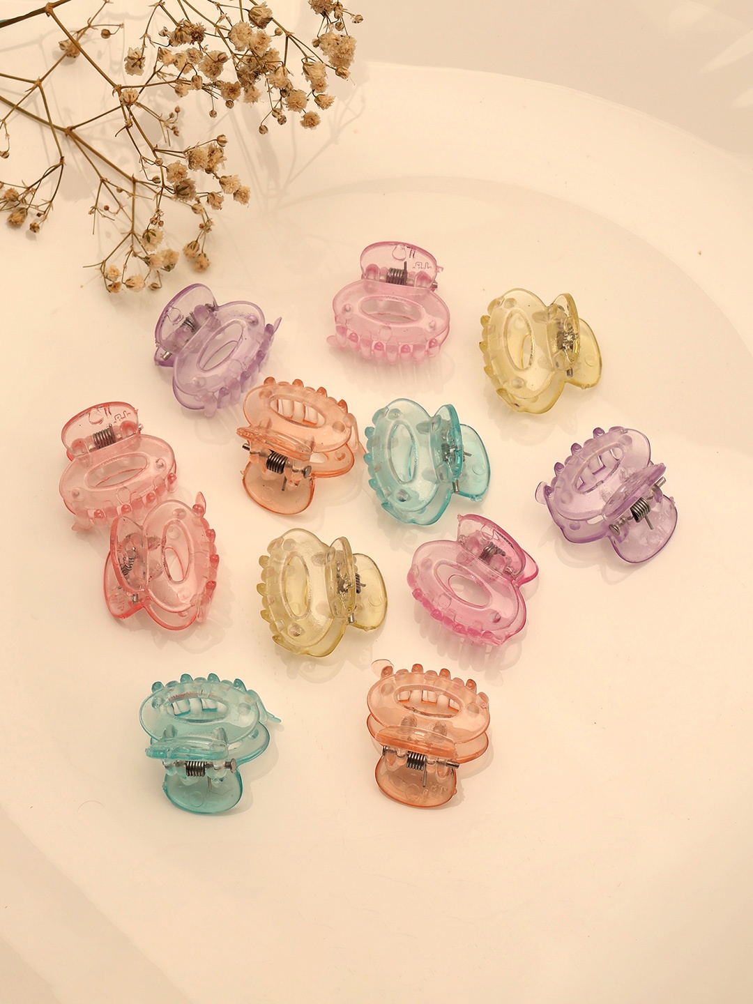 

LAIDA Women Set of 12 Metal Claw Clip, Multi