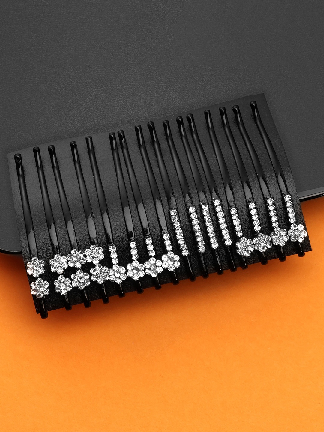 

LAIDA Women Set of 16 Metal Embellished Bobby Pins, Gold